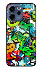 Game Doodle Oppo Reno15c 5G Glass Case Back Cover by Casekaro