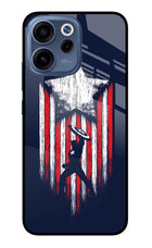 Captain America Marvel Art Oppo Reno15c 5G Glass Case Back Cover by Casekaro