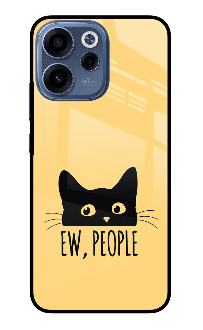 Ew People Catitude Oppo Reno15c 5G Glass Case Back Cover by Casekaro