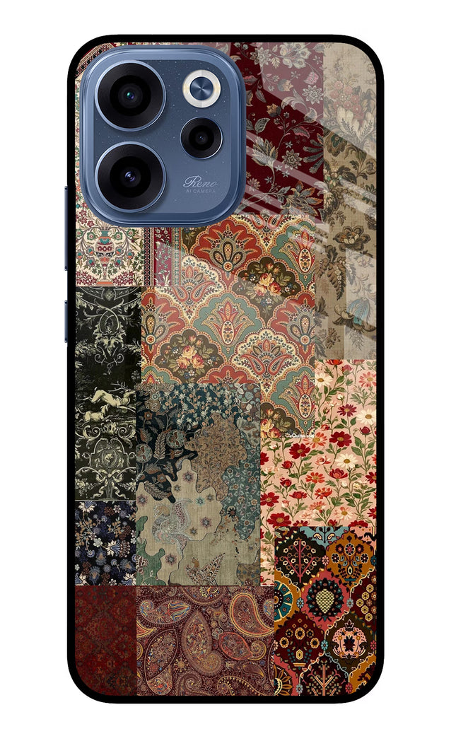 Desi Print Oppo Reno15c 5G Glass Case Back Cover by Casekaro