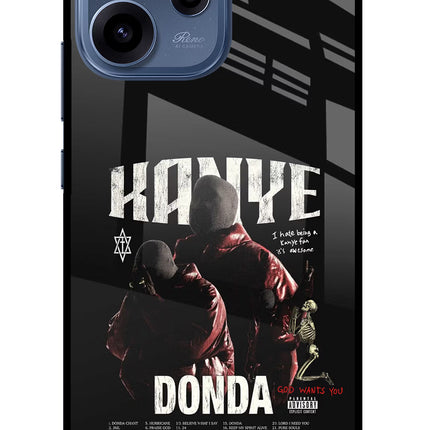 Donda Kanye West Oppo Reno15c 5G Glass Case Back Cover by Casekaro