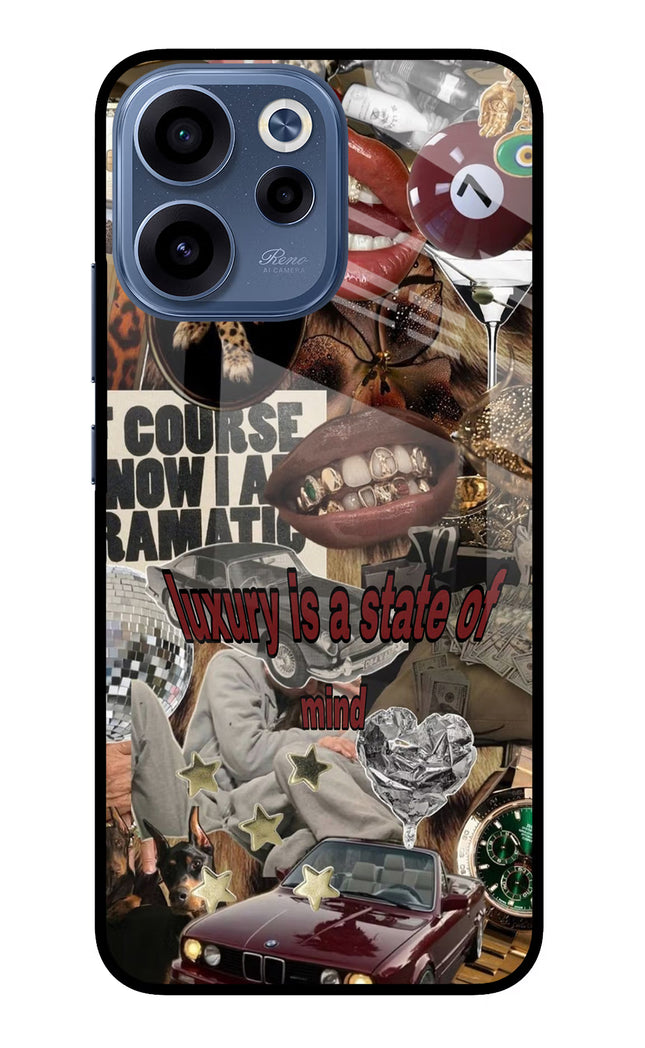 Luxury Oppo Reno15c 5G Glass Case Back Cover by Casekaro