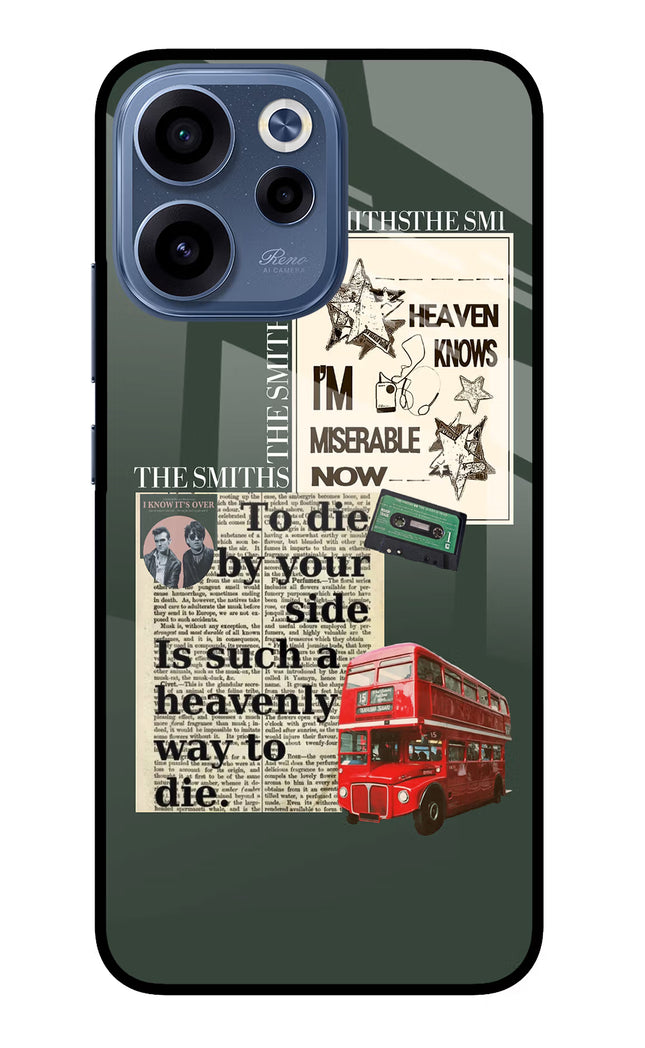 The Smiths Oppo Reno15c 5G Glass Case Back Cover by Casekaro