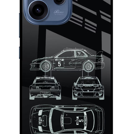 WRC'99 Oppo Reno15c 5G Glass Case Back Cover by Casekaro