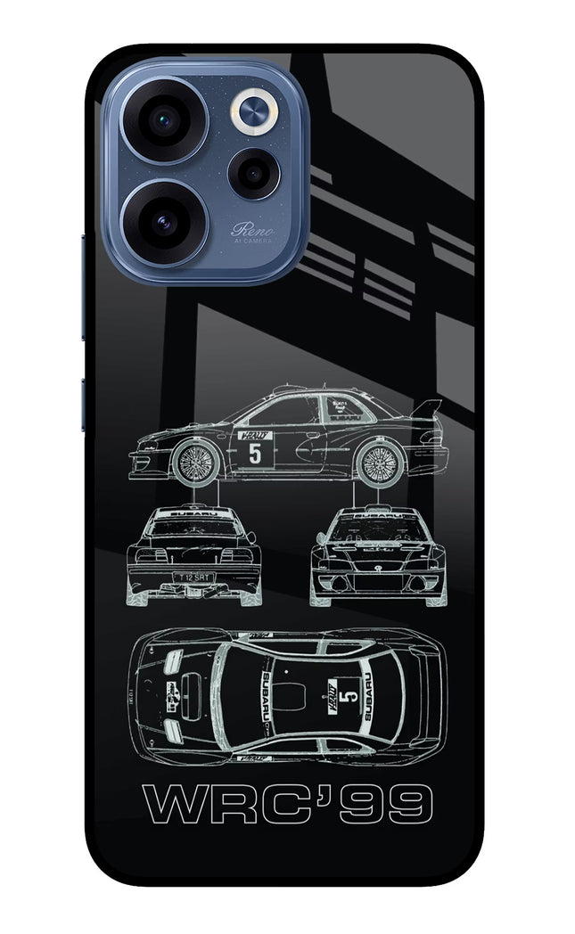 WRC'99 Oppo Reno15c 5G Glass Case Back Cover by Casekaro