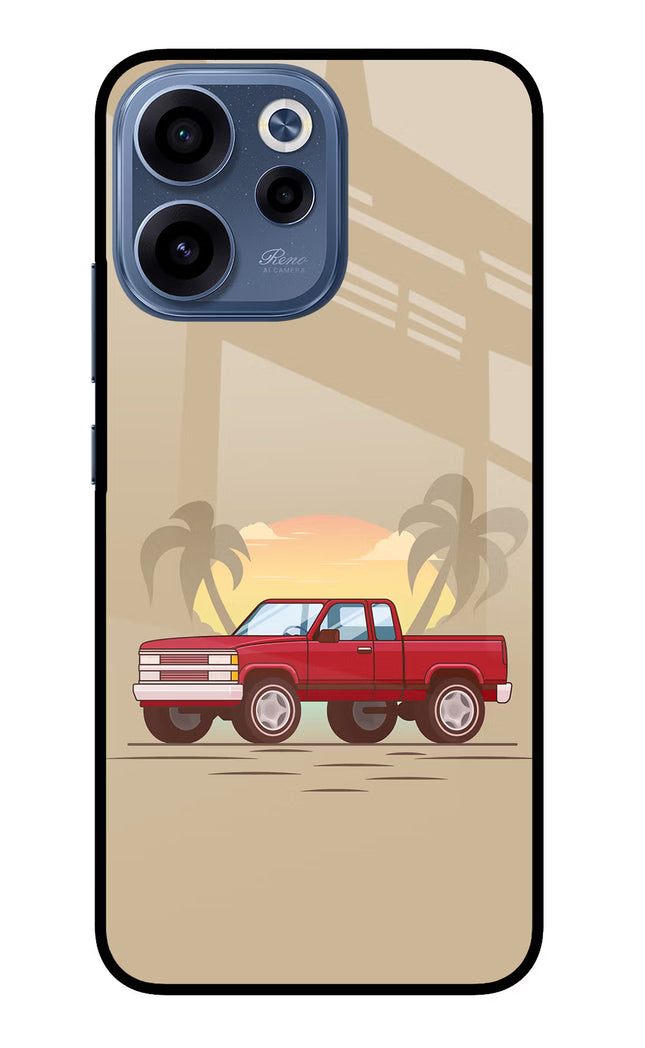 Desert Classic Drive Oppo Reno15c 5G Glass Case Back Cover by Casekaro