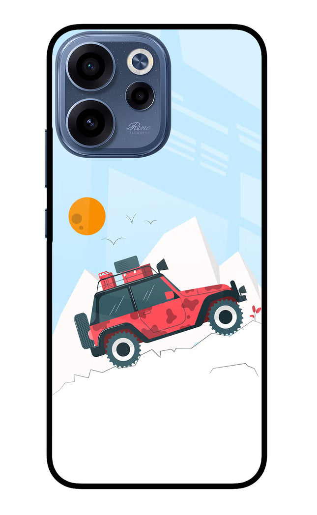 Mountain Trail Beast Oppo Reno15c 5G Glass Case Back Cover by Casekaro