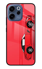 Red Velocity Oppo Reno15c 5G Glass Case Back Cover by Casekaro