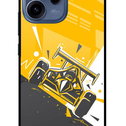 Track King Oppo Reno15c 5G Glass Case Back Cover by Casekaro