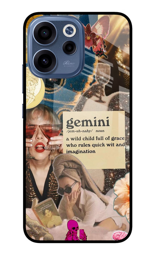 Gemini Zodiac Oppo Reno15c 5G Glass Case