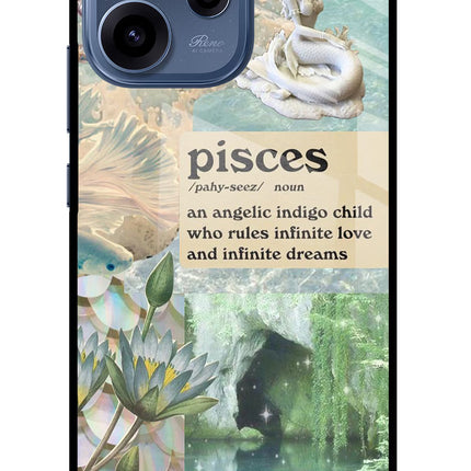 Pisces Zodiac Oppo Reno15c 5G Glass Case Back Cover by Casekaro