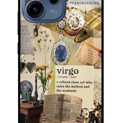 Virgo Zodiac Oppo Reno15c 5G Glass Case Back Cover by Casekaro