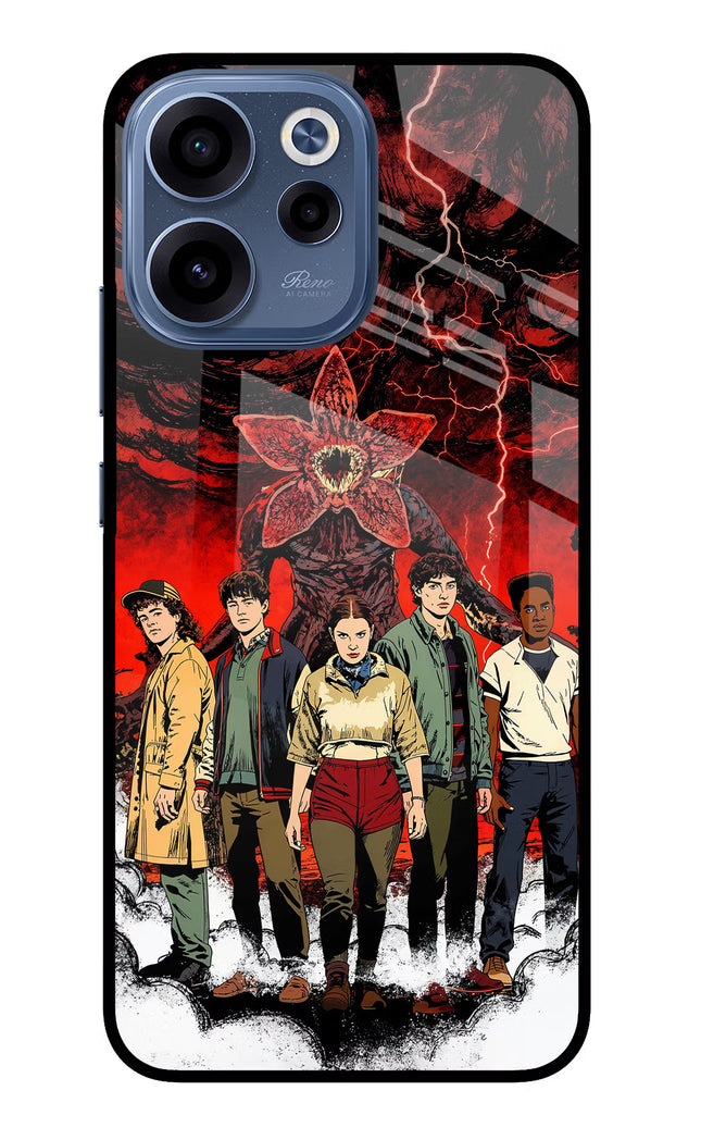 Ordinary Things Characters Oppo Reno15c 5G Glass Case Back Cover by Casekaro