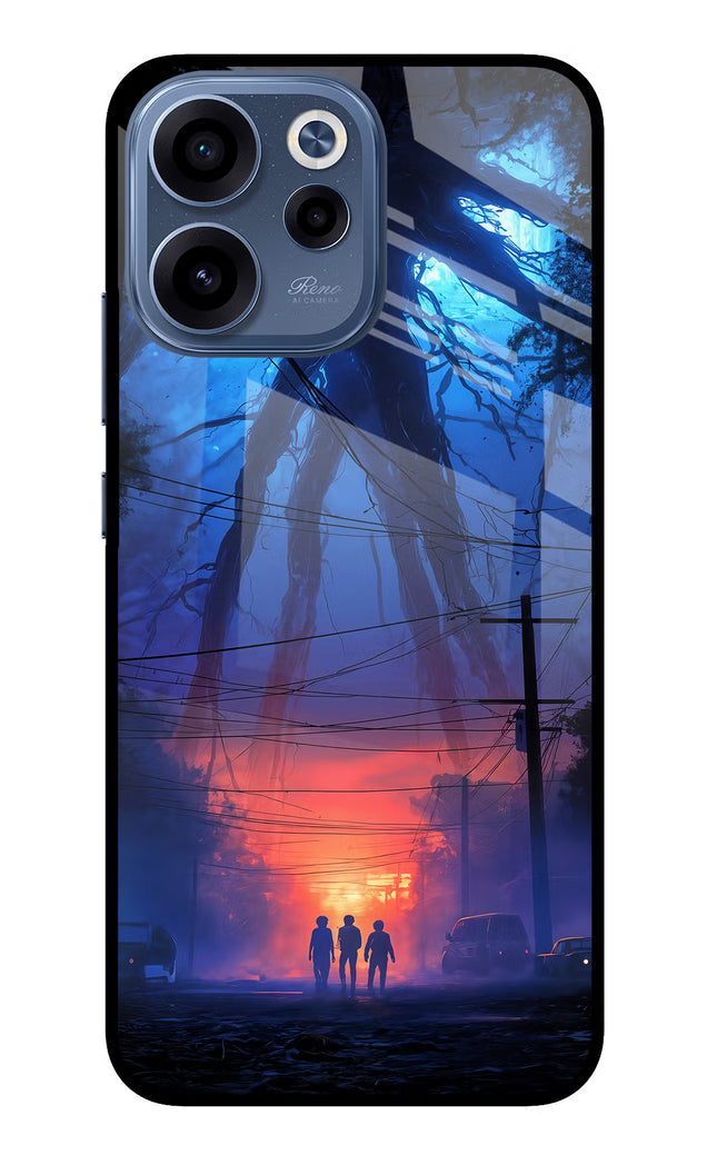 Ordinary Things Shadow Oppo Reno15c 5G Glass Case Back Cover by Casekaro