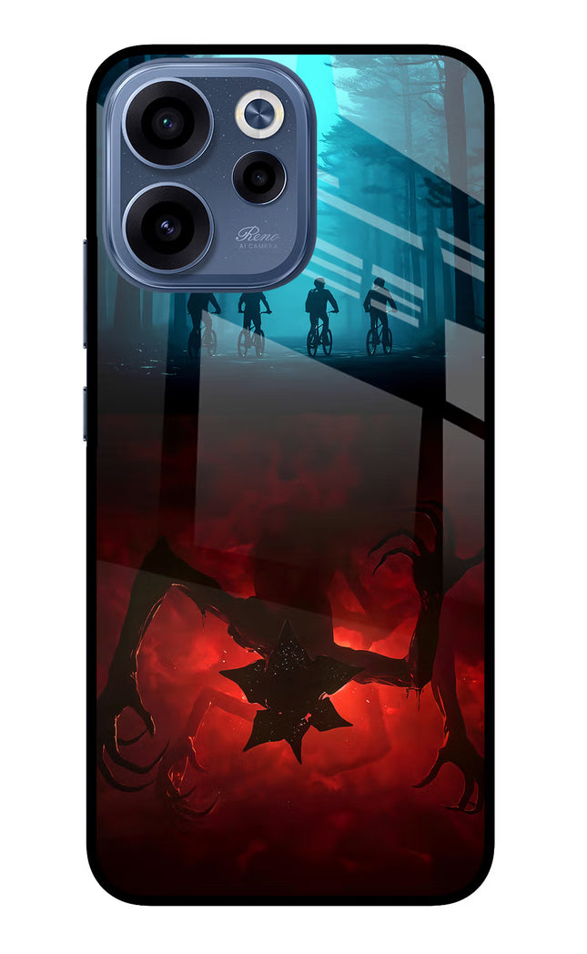 Ordinary Things Downside Up Oppo Reno15c 5G Glass Case Back Cover by Casekaro