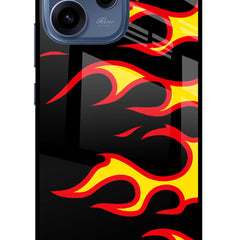 Side Sweep Flames Oppo Reno15c 5G Glass Case