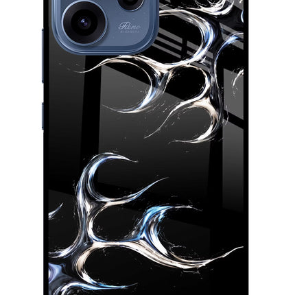Chrome Tribal Oppo Reno15c 5G Glass Case Back Cover by Casekaro