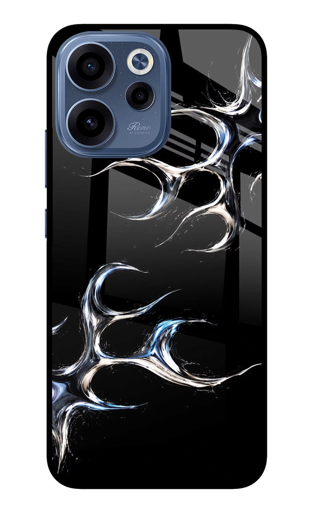 Chrome Tribal Oppo Reno15c 5G Glass Case Back Cover by Casekaro