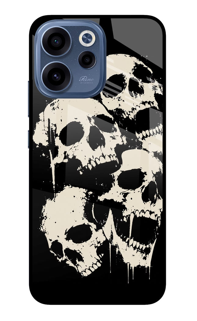 Dead Stack Oppo Reno15c 5G Glass Case Back Cover by Casekaro