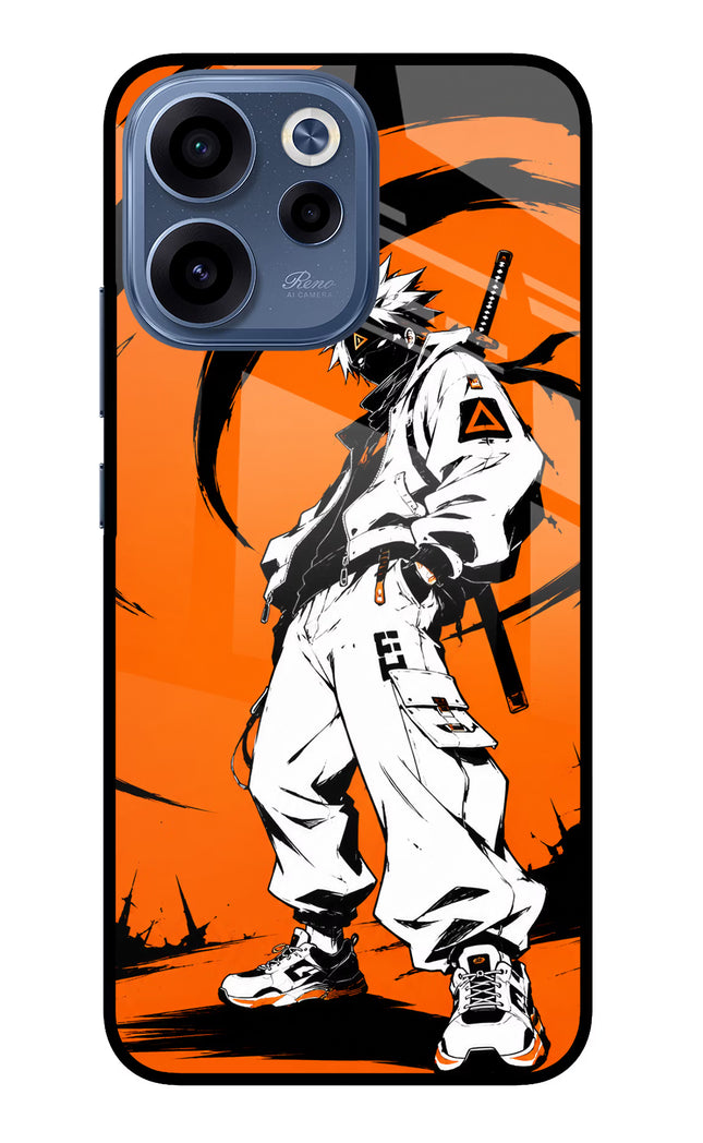 Street Samurai Oppo Reno15c 5G Glass Case Back Cover by Casekaro