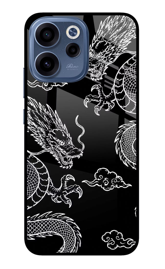 Twin Dragons Oppo Reno15c 5G Glass Case