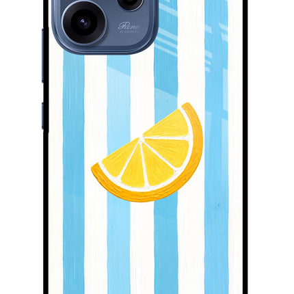 Summer Lemon Oppo Reno15c 5G Glass Case Back Cover by Casekaro