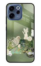 Aesthetic anime Oppo Reno15c 5G Glass Case Back Cover by Casekaro