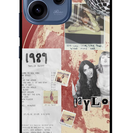 Taylor Swift Oppo Reno15c 5G Glass Case Back Cover by Casekaro