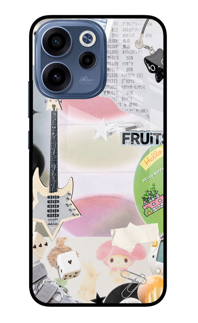 Softcore case Oppo Reno15c 5G Glass Case Back Cover by Casekaro