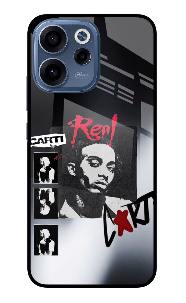 Playboi Carti Oppo Reno15c 5G Glass Case Back Cover by Casekaro