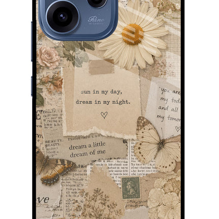 Vintage case Oppo Reno15c 5G Glass Case Back Cover by Casekaro