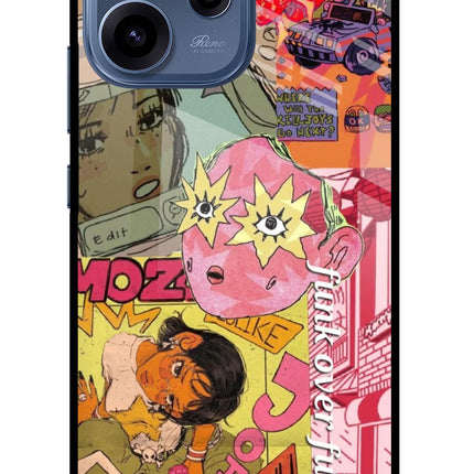 Funkover Oppo Reno15c 5G Glass Case Back Cover by Casekaro