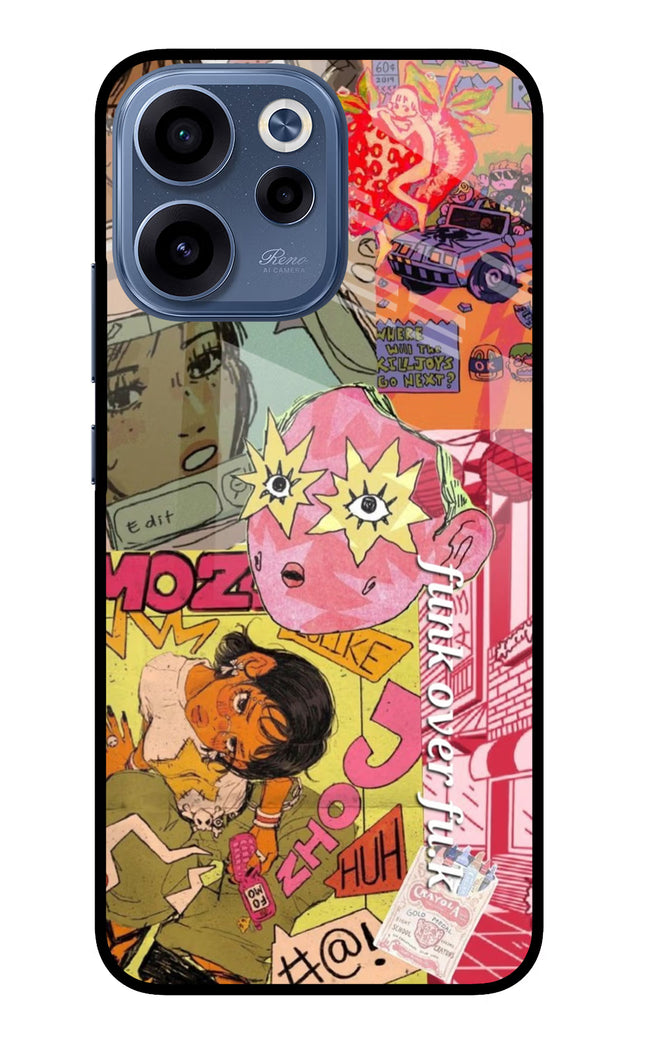 Funkover Oppo Reno15c 5G Glass Case Back Cover by Casekaro