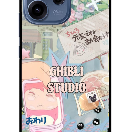 Studio Ghibli Oppo Reno15c 5G Glass Case Back Cover by Casekaro