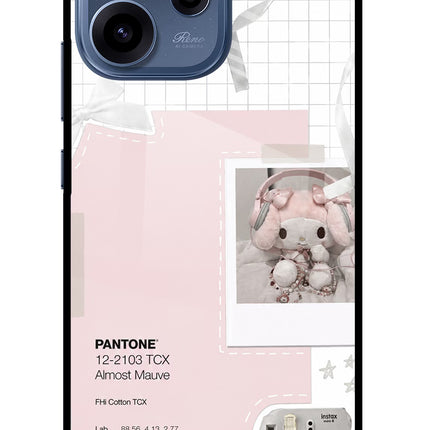 Pantone Asthetic Oppo Reno15c 5G Glass Case Back Cover by Casekaro