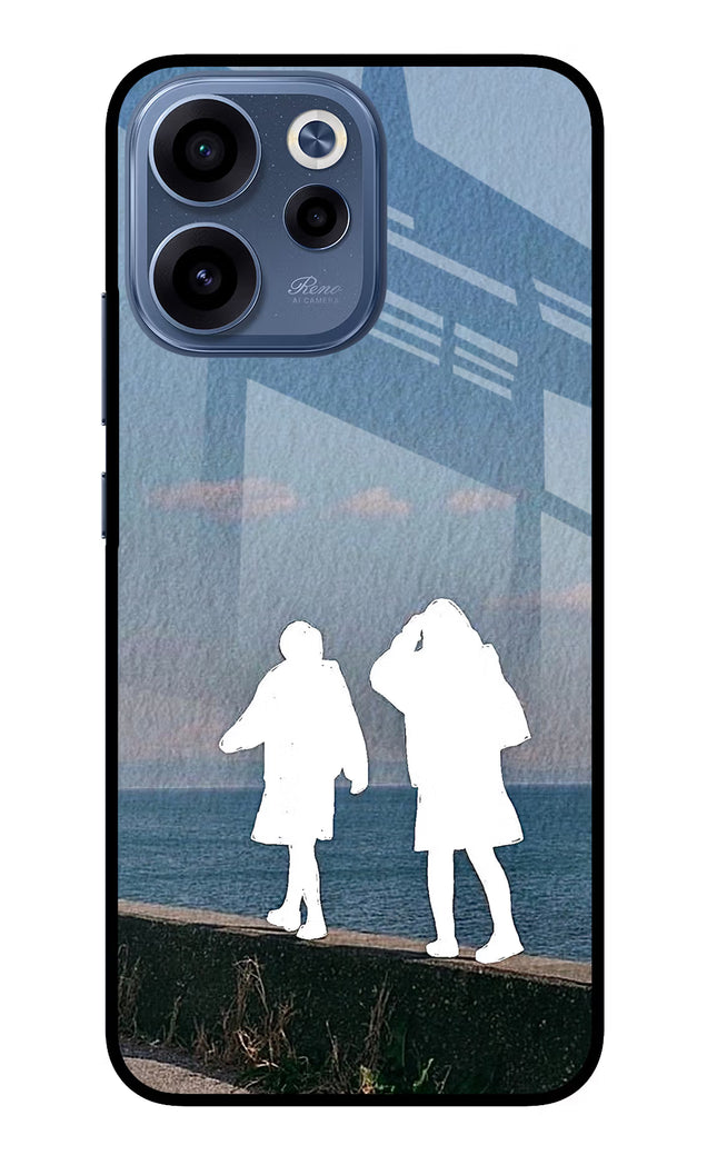 Coastal Dream Oppo Reno15c 5G Glass Case Back Cover by Casekaro