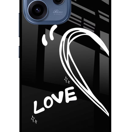 Love Line Oppo Reno15c 5G Glass Case Back Cover by Casekaro