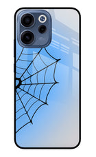 Blue Web Oppo Reno15c 5G Glass Case Back Cover by Casekaro