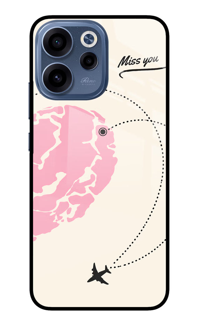 Miss Orbit Oppo Reno15c 5G Glass Case Back Cover by Casekaro