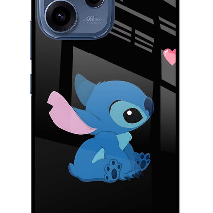 Stitch Crush Oppo Reno15c 5G Glass Case Back Cover by Casekaro