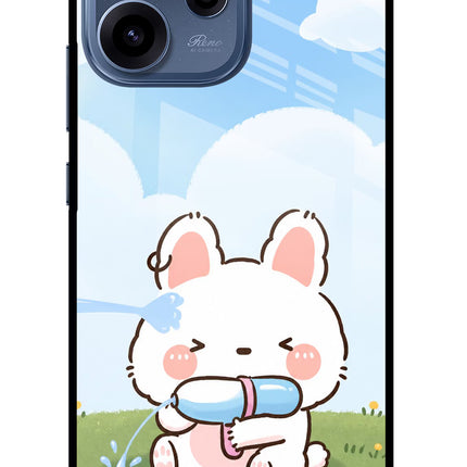 Bunny Treat Oppo Reno15c 5G Glass Case Back Cover by Casekaro