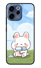 Bunny Treat Oppo Reno15c 5G Glass Case Back Cover by Casekaro