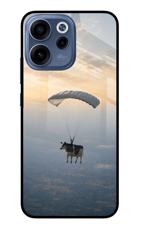 Skydiving Cow Oppo Reno15c 5G Back Cover