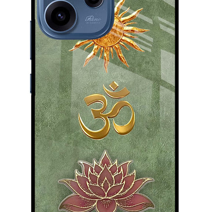 Om & Lotus Oppo Reno15c 5G Glass Case