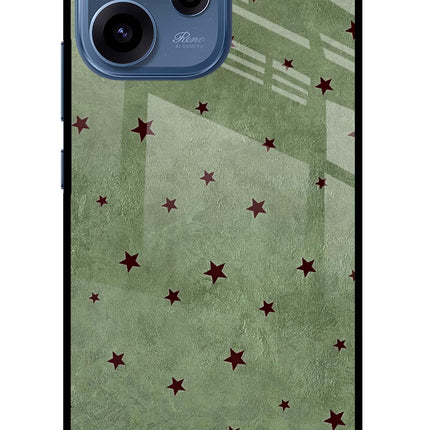 Green Stars Oppo Reno15c 5G Glass Case