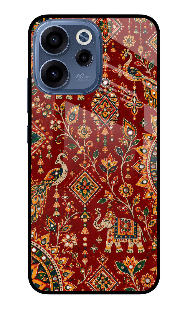 Laal Riwaaz Oppo Reno15c 5G Glass Case Back Cover by Casekaro
