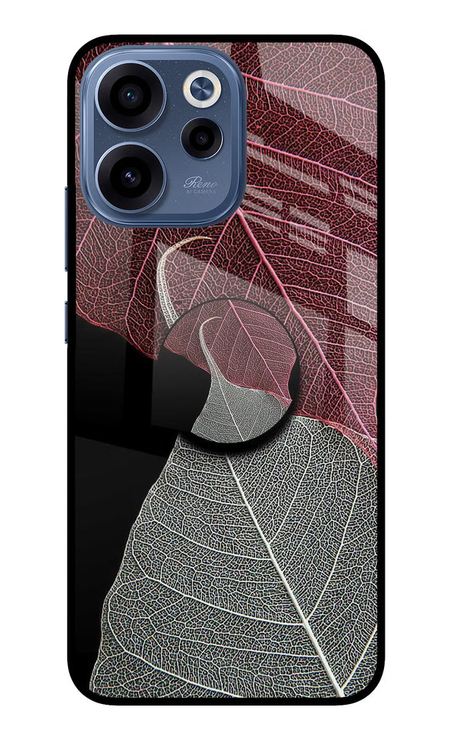 Leaf Pattern Oppo Reno15c 5G Pop Case by Casekaro