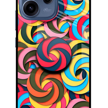 Spiral Pattern Oppo Reno15c 5G Pop Case by Casekaro