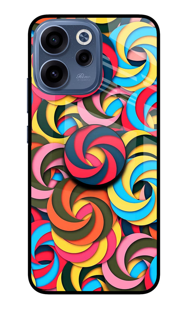 Spiral Pattern Oppo Reno15c 5G Pop Case by Casekaro