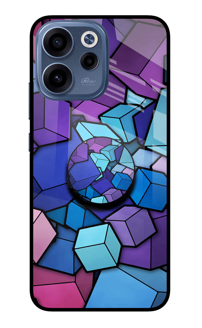 Cubic Abstract Oppo Reno15c 5G Pop Case by Casekaro
